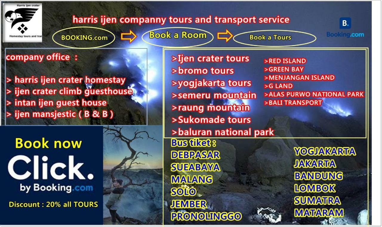 イジェン マンシェスティック B&B Tamansuruh エクステリア 写真